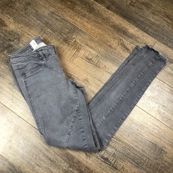 Volcom Pistol Gray Jeggings Jeans Pants ((size 7)) - Picture 4 of 8